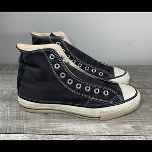 Vintage Converse All Star Chuck Taylor Black High Top Sneakers Kicks